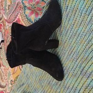 Black high heel boots!